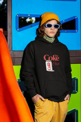 Regular Fit Unisex hoddie with "Diet Coke" Print
