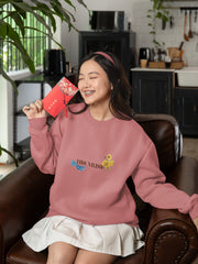 Regular Fit Unisex sweatshirt with "Artist-Muse" Print