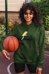 Regular Fit Unisex hoddie with "Raw Energy" Print