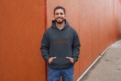 Regular Fit Unisex hoddie with "Breathe" Print