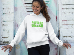 Regular Fit Unisex hoddie with "Save By Grace" Print