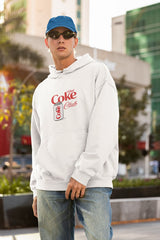 Regular Fit Unisex hoddie with "Diet Coke" Print