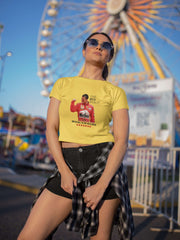 Crop Top with "F1 Legend – Michael Schumacher" Print