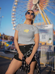 Crop Top with "Don't Be Bitter" Print