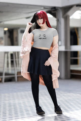 Crop Top with "Ugh, As If!" Print