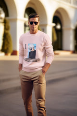 Regular Fit Unisex Sweatshirt with "Goju" Print
