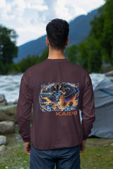 Regular Fit Unisex Sweatshirt with "Yonko" Print