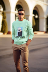 Regular Fit Unisex Sweatshirt with "Goju" Print