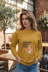 Regular Fit Unisex Sweatshirt with "Nami" Print
