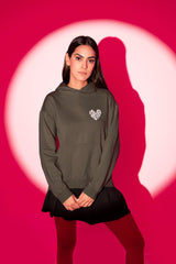 Regular Fit Unisex hoddie with "Forever" Print