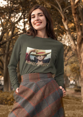 Regular Fit Unisex Sweatshirt with "One Piece" Print
