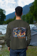 Regular Fit Unisex Sweatshirt with "Yonko" Print