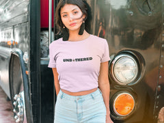 Crop Top with "Unbothered" Print