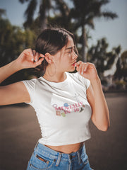 Crop Top with "Mentally In '16" Print