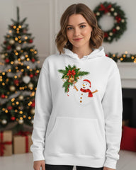 Regular Fit Unisex hoddie with "Santa Illustration" Print