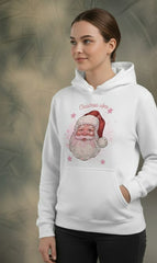 Regular Fit Unisex hoddie with "Santa Illustration" Print