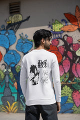 Regular Fit Unisex Sweatshirt with "Madara Uchiha" Print