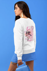 Regular Fit Unisex Sweatshirt with "Nezuko" Print